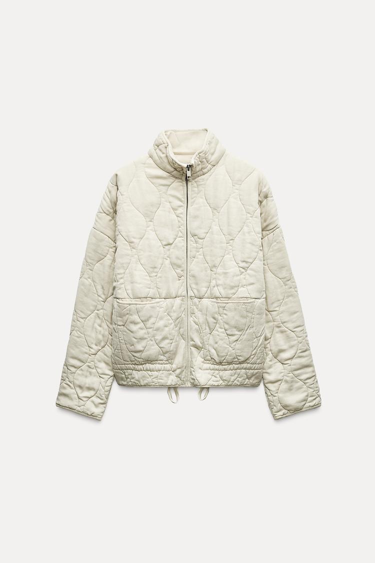 QUILTED BOMBER JACKET