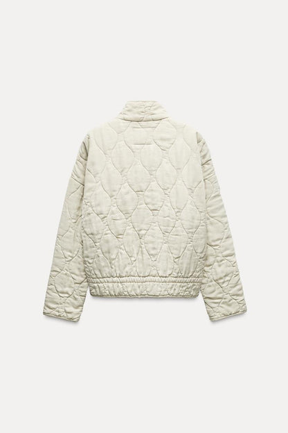 QUILTED BOMBER JACKET