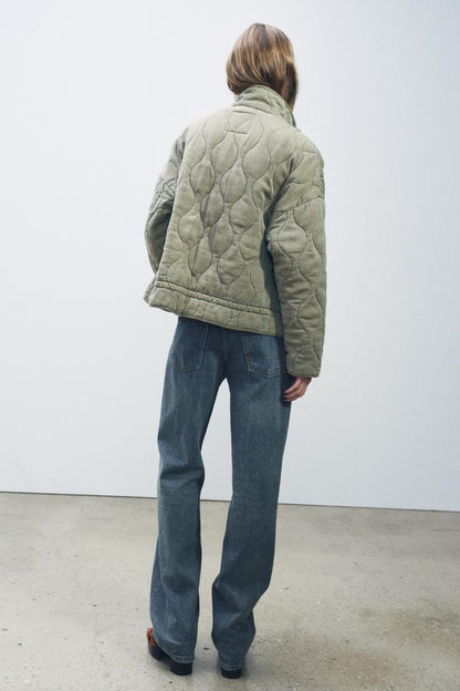 QUILTED BOMBER JACKET