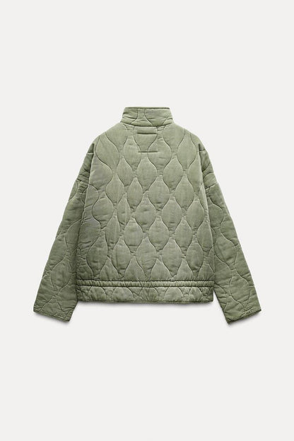 QUILTED BOMBER JACKET