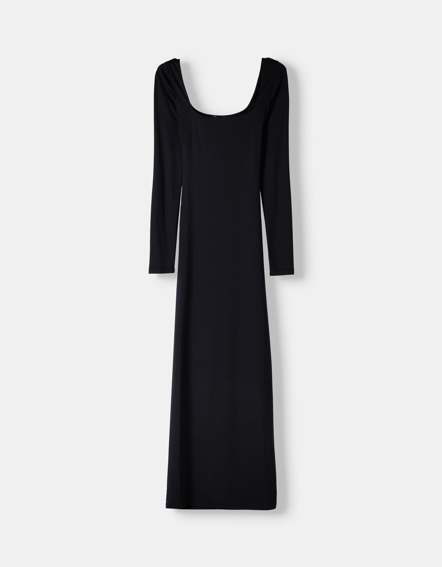 LONG-SLEEVE MIDI DRESS