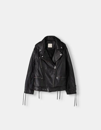 BOW BIKER JACKET