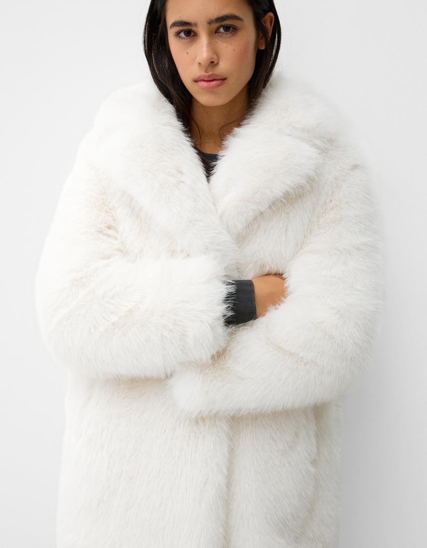 FUR-LINED COAT