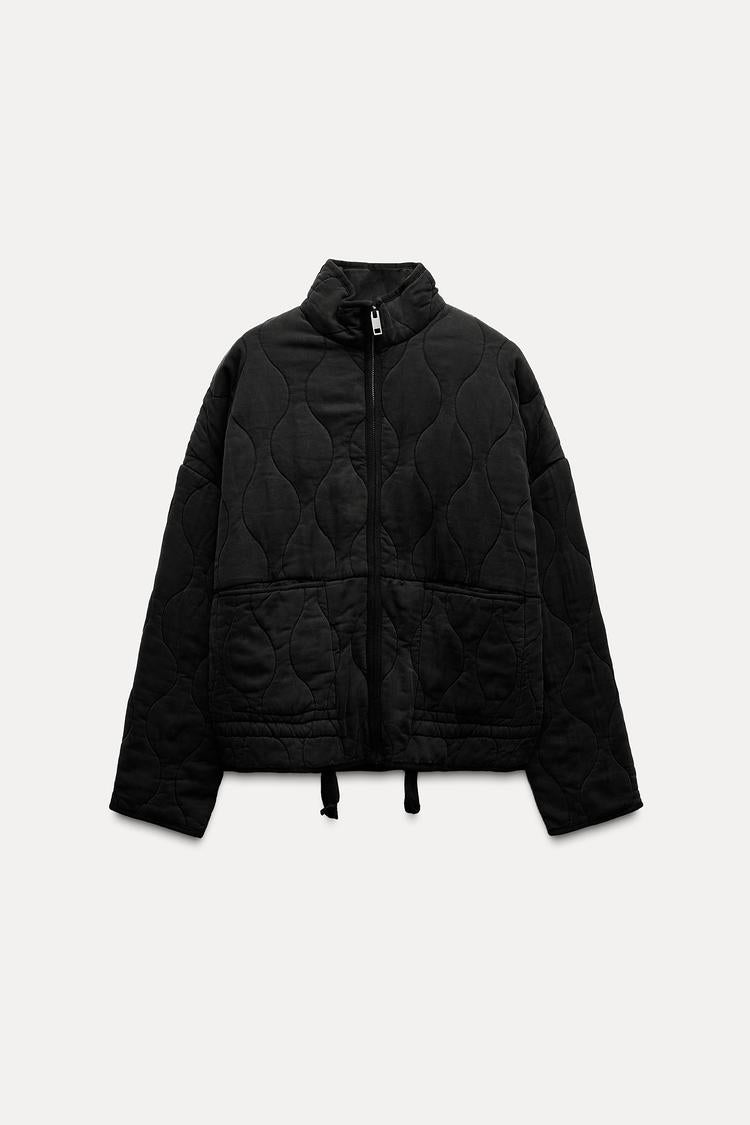 QUILTED BOMBER JACKET