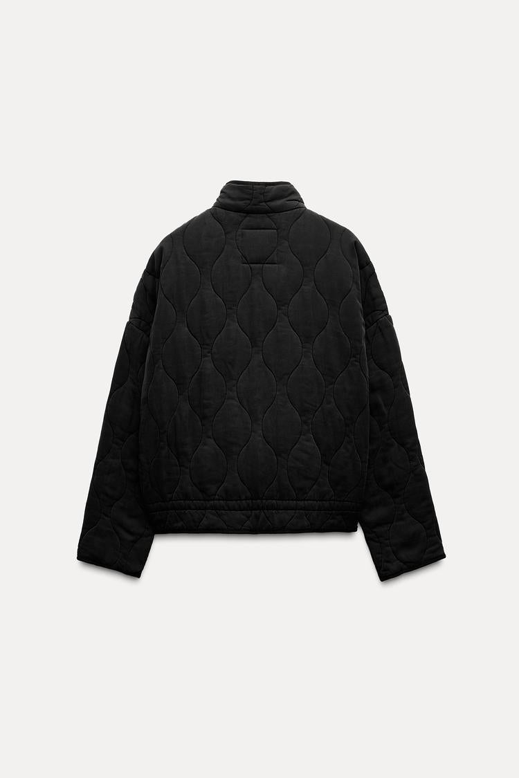 QUILTED BOMBER JACKET