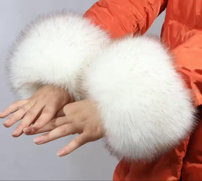 Faux Fur Wrist Cuffs