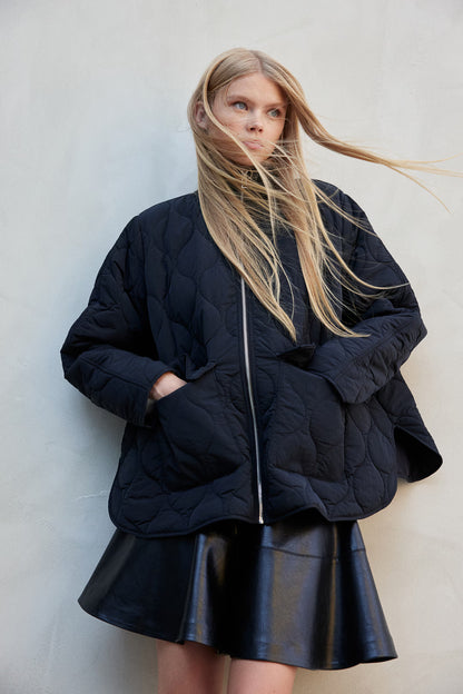 QUILTED OVERSIZED JACKET