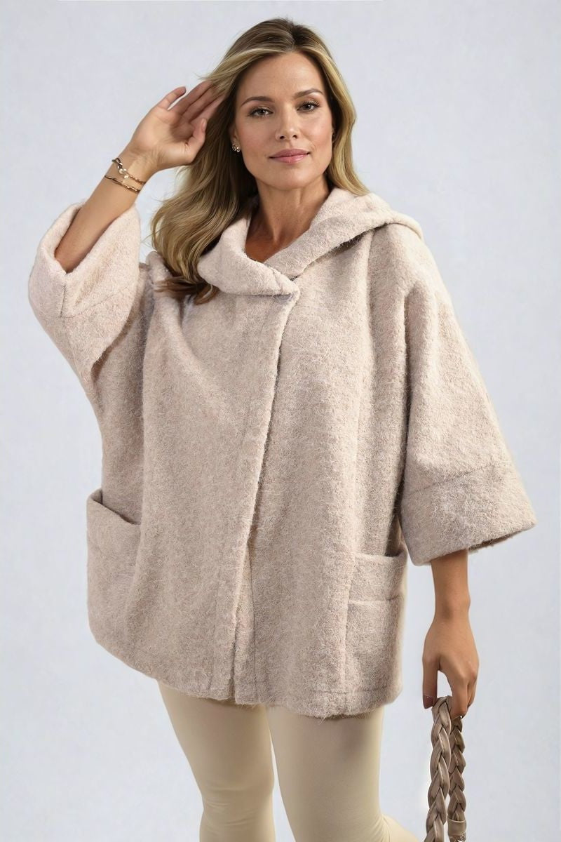 COWL CAPE JACKET