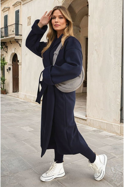 BELTED LONG COAT