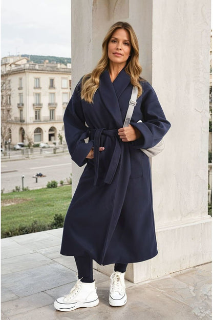 BELTED LONG COAT