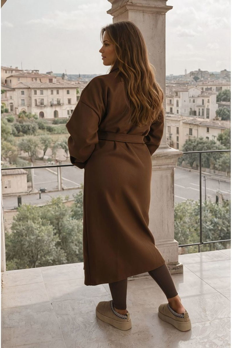 BELTED LONG COAT