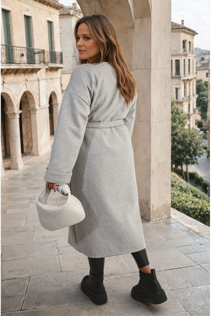 BELTED LONG COAT